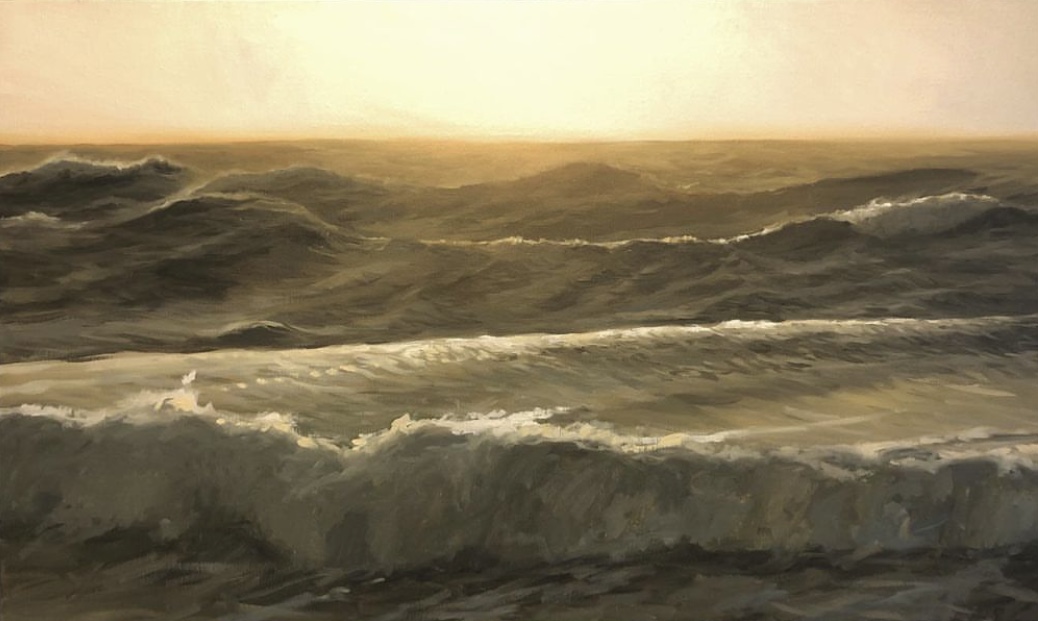 "Light" 60x100cm, olie.  FØR: 10.000,- NU: 8.000,-
