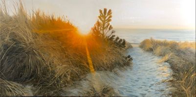 "The Day Before", 50x100 cm, olie (SOLGT)