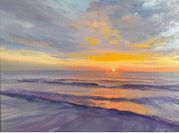 "The Waves That Came Later" 30x40 cm, olie  NU: 2.900,- SOLGT